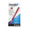 Precise V7 Roller Ball Pen, Stick, Fine 0.7 mm, Red Ink, Red Barrel, Dozen2