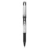 VBall Grip Liquid Ink Roller Ball Pen, Stick, Extra-Fine 0.5 mm, Black Ink, Black/White Barrel, Dozen1