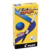VBall Grip Liquid Ink Roller Ball Pen, Stick, Extra-Fine 0.5 mm, Blue Ink, Blue/White Barrel, Dozen2