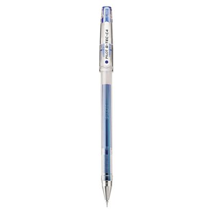 G-TEC-C Ultra Gel Pen, Stick, Extra-Fine 0.4 mm, Blue Ink, Clear Barrel, Dozen1