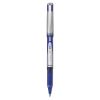 VBall Grip Liquid Ink Roller Ball Pen, Stick, Fine 0.7 mm, Blue Ink, Blue/Silver Barrel, Dozen1