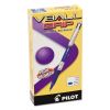 VBall Grip Liquid Ink Roller Ball Pen, Stick, Fine 0.7 mm, Blue Ink, Blue/Silver Barrel, Dozen2