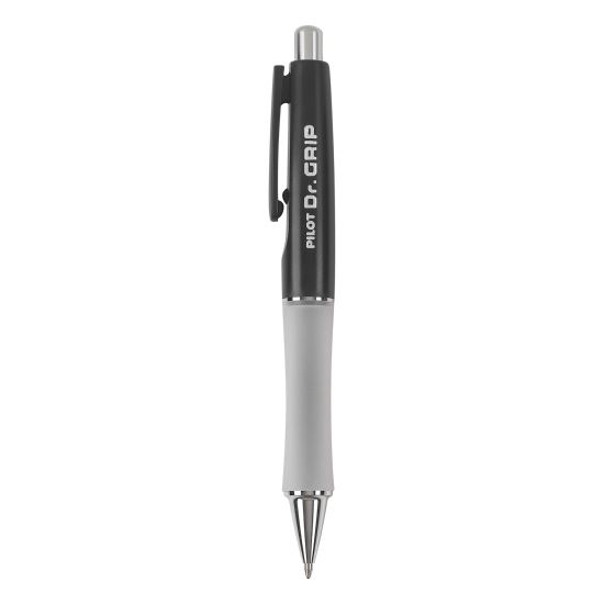 Dr. Grip Ballpoint Pen, Retractable, Medium 1 mm, Black Ink, Black Barrel1