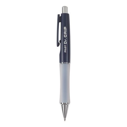 Dr. Grip Ballpoint Pen, Retractable, Medium 1 mm, Blue Ink, Navy Barrel1