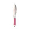 Dr. Grip Center of Gravity Breast Cancer Awareness Ballpoint Pen, Retractable, Medium 1mm, Black Ink, Silver/Pink Barrel1