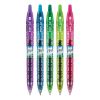 B2P Bottle-2-Pen Recycled Gel Pen, Retractable, Fine 0.7 mm, Assorted Ink and Barrel Colors, 5/Pack1