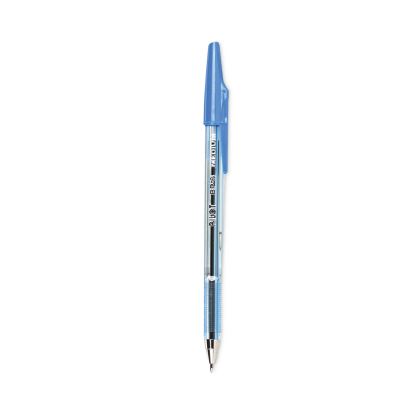 Better Ballpoint Pen, Stick, Medium 1 mm, Blue Ink, Translucent Blue Barrel, Dozen1