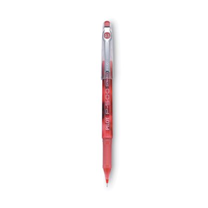 Precise P-500 Gel Pen, Stick, Extra-Fine 0.5 mm, Red Ink, Red Barrel, Dozen1