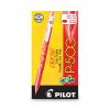 Precise P-500 Gel Pen, Stick, Extra-Fine 0.5 mm, Red Ink, Red Barrel, Dozen2