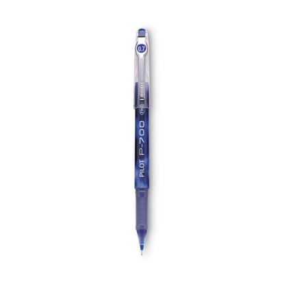 Precise P-700 Gel Pen, Stick, Fine 0.7 mm, Blue Ink, Blue Barrel, Dozen1