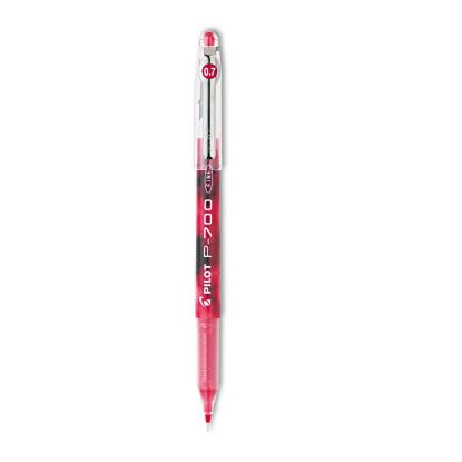 Precise P-700 Gel Pen, Stick, Fine 0.7 mm, Red Ink, Red Barrel, Dozen1