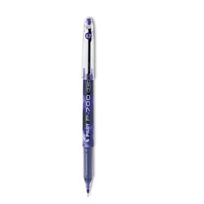 Precise P-700 Gel Pen, Stick, Fine 0.7 mm, Purple Ink, Purple Barrel, Dozen1