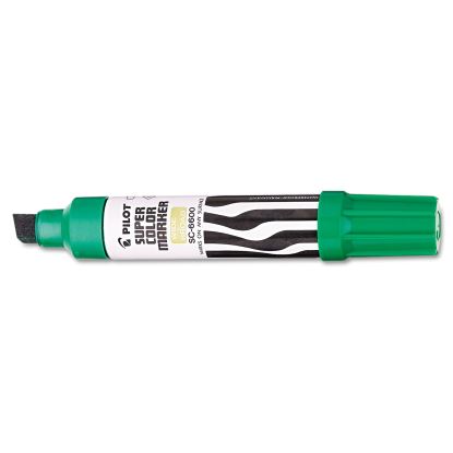 Jumbo Refillable Permanent Marker, Broad Chisel Tip, Green1