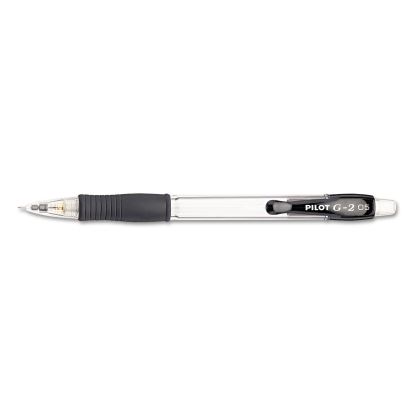 G2 Mechanical Pencil, 0.5 mm, HB (#2.5), Black Lead, Clear/Black Accents Barrel, Dozen1
