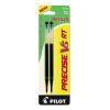 Refill for Pilot Precise V5 RT Rolling Ball, Extra-Fine Conical Tip, Black Ink, 2/Pack2