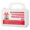 Small Industrial Bloodborne Pathogen Kit, Plastic Case, 7.5 x 2.75 x 4.51