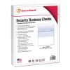 Standard Security Check, 11 Features, 8.5 x 11, Blue Marble Middle, 500/Ream2