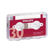 Audio and Dictation Mini Cassette, 30 min (15 min x 2), 10/Pack1