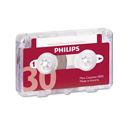 Audio and Dictation Mini Cassette, 30 Minutes (15 x 2), 10/Pack1