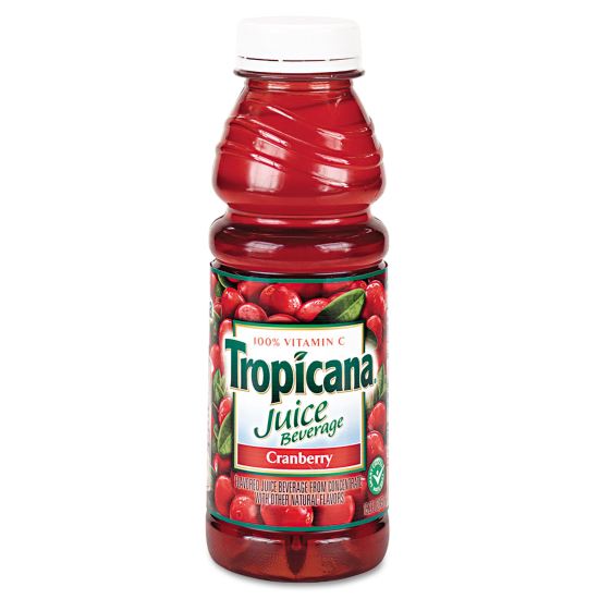 Juice Beverage, Cranberry, 15.2oz Bottle, 12/Carton1