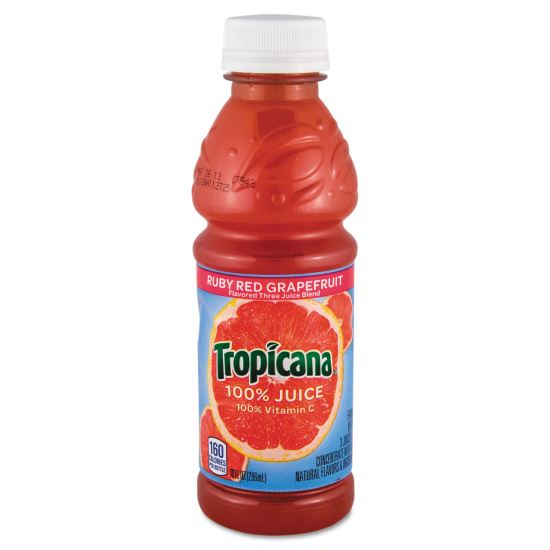 100% Juice, Ruby Red Grapefruit, 10oz Bottle, 24/Carton1