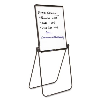 Ultima Presentation Easel, 27 x 34, White Surface, Black Frame1