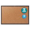 Classic Series Cork Bulletin Board, 60x36, Black Aluminum Frame1