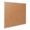 Classic Series Cork Bulletin Board, 72 x 48, Silver Aluminum Frame2