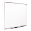 Classic Series Porcelain Magnetic Board, 36 x 24, White, Silver Aluminum Frame2