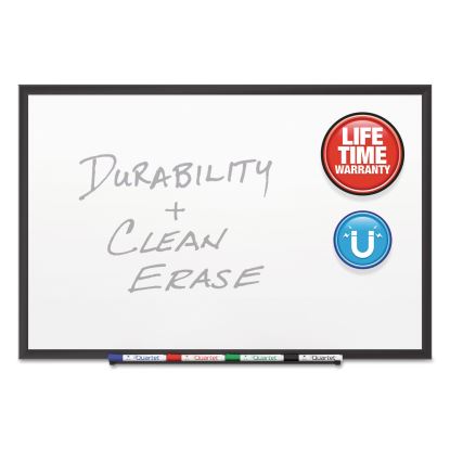 Classic Porcelain Magnetic Whiteboard, 36 x 24, Black Aluminum Frame1