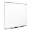 Classic Series Porcelain Magnetic Board, 96 x 48, White, Silver Aluminum Frame2
