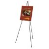 Heavy-Duty Adjustable Instant Easel Stand, 25" to 63" High, Steel, Black1