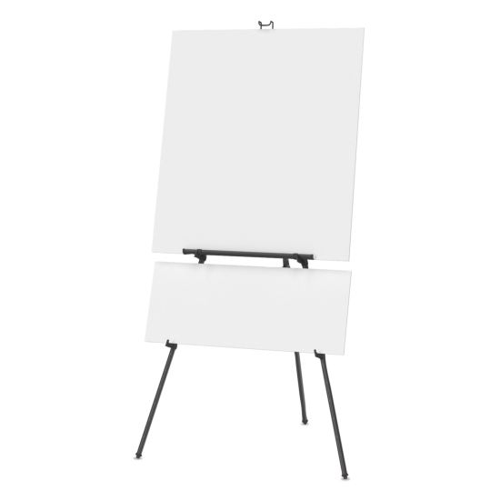 Aluminum Heavy-Duty Display Easel, 38" to 66" High, Aluminum, Black1