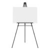 Aluminum Heavy-Duty Display Easel, 38" to 66" High, Aluminum, Black2