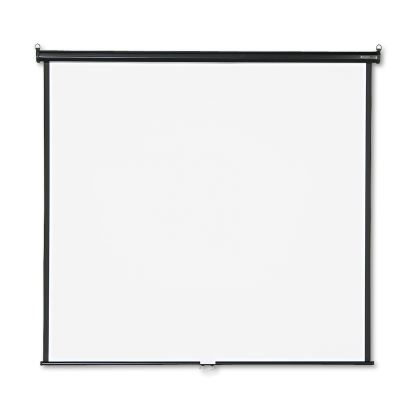 Wall or Ceiling Projection Screen, 70 x 70, White Matte Finish1