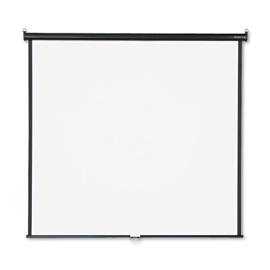 Wall or Ceiling Projection Screen, 70 x 70, White Matte Finish1