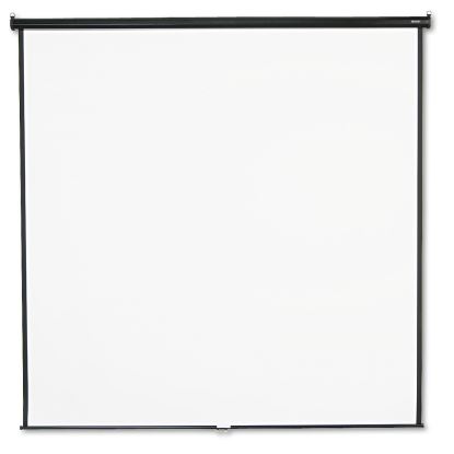 Wall or Ceiling Projection Screen, 96 x 96, White Matte Finish1