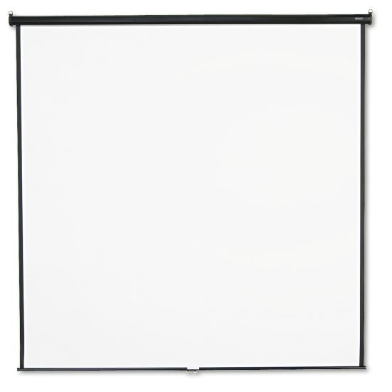 Wall or Ceiling Projection Screen, 96 x 96, White Matte Finish1