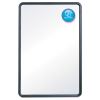 Contour Dry-Erase Board, Melamine, 36 x 24, White Surface, Black Frame2