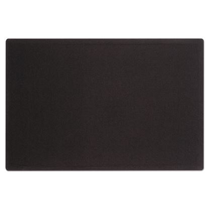 Oval Office Fabric Bulletin Board, 48 x 36, Black1