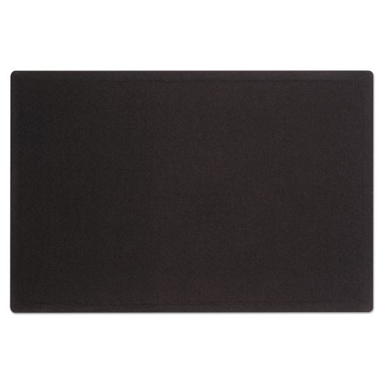 Oval Office Fabric Bulletin Board, 48 x 36, Black1