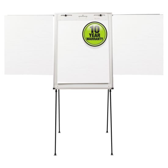 Dry-Erase Steel Easel, Melamine, 29 x 40, White, Aluminum Frame1