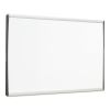 Magnetic Dry-Erase Board, Steel, 18 x 30, White Surface, Silver Aluminum Frame2