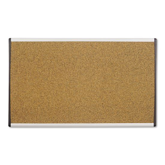 ARC Frame Cork Cubicle Board, 18 x 30, Tan, Aluminum Frame1