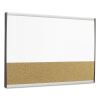 Magnetic Dry-Erase/Cork Board, 18 x 30, White Surface, Silver Aluminum Frame2