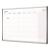 Magnetic Dry-Erase Calendar, 18 x 30, White Surface, Silver Aluminum Frame2