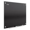 Infinity Magnetic Glass Marker Board, 36 x 24, Black2