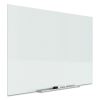 InvisaMount Magnetic Glass Marker Board, Frameless, 39" x 22", White Surface2