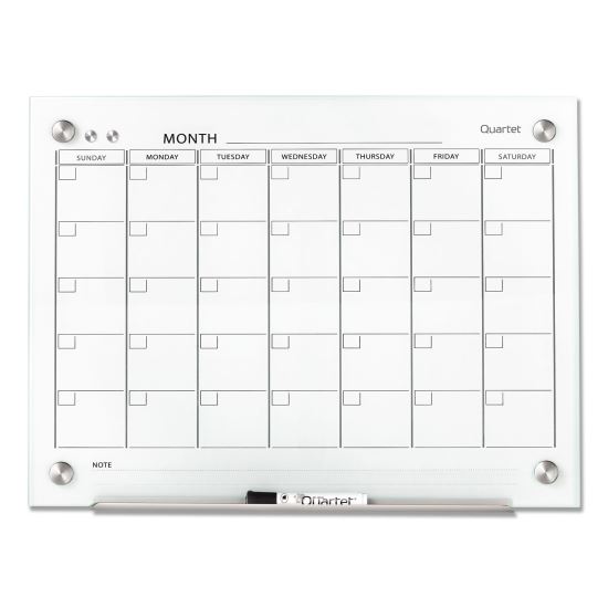 Infinity Magnetic Glass Calendar Board, 24 x 181