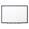 Classic Series Total Erase Dry Erase Board, 72 x 48, White Surface, Black Frame2